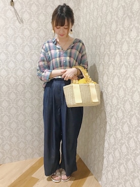 華 愛 🐏💛さん（レディース・157cm）の夏コーディネート