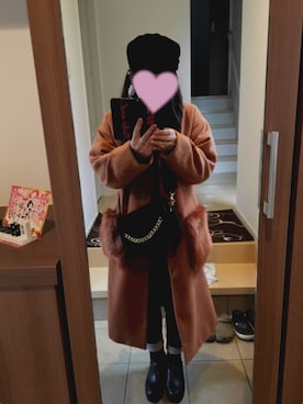 「アイテム（ピアス（両耳用））」を使った、amihさん（レディース・157cm・20代）の冬コーディネート