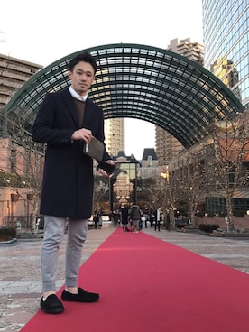 「Ron Herman（ロン ハーマン）のアイテム（財布/小物）」を使った、たけたけさん（メンズ・170cm）の冬コーディネート