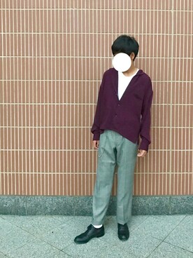 「URBAN RESEARCH Sonny Label（アーバンリサーチサニーレーベル）のアイテム（ウォレットチェーン）」を使った、きよみずさん（メンズ・178cm）の秋コーディネート