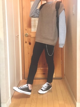 「お姉さん」｜にしさん（メンズ・170cm）の秋コーディネート