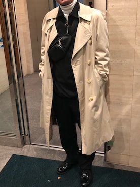 「NINE（ナイン）のアイテム」を使った、zuuukechanさん（メンズ・172cm）の冬コーディネート