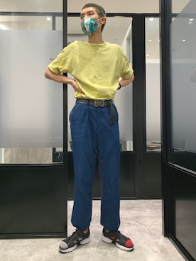 「POTTO」｜嶋津一馬さん（メンズ・183cm）の夏コーディネート