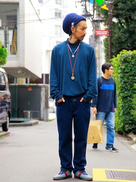 「10Deep（テンディープ）のアイテム（トップス）」を使った、Dジロさんさん（メンズ・175cm）の秋コーディネート