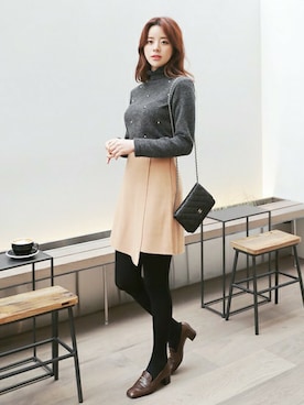 「coordinate」｜ディーホリックさん（レディース・165cm）の冬コーディネート