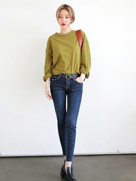 ディーホリックさん（レディース・160cm）の冬コーディネート