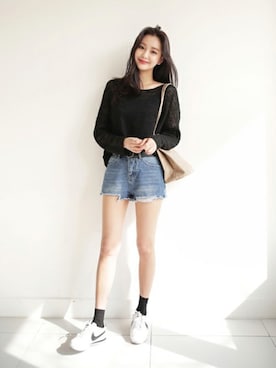 「DHOLIC（ディーホリック）のアイテム（トートバッグ）」を使った、ディーホリックさん（レディース・169cm）の春コーディネート