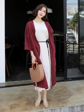 「ナチュラルスタイル」｜ディーホリックさん（レディース・163cm）の春コーディネート