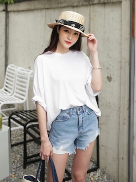 「海外セレブ風」｜ディーホリックさん（レディース・163cm）の春コーディネート