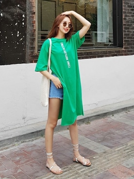 「coordinate」｜ディーホリックさん（レディース・165cm）の夏コーディネート