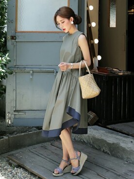 ディーホリックさん（レディース・163cm）の夏コーディネート