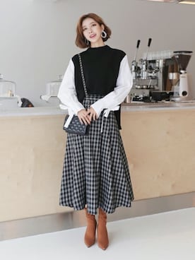 「coordinate」｜ディーホリックさん（レディース・163cm）の秋コーディネート