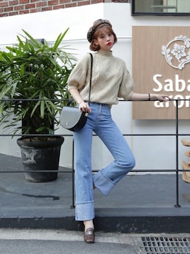 「coordinate」｜「アイテム（帽子）」を使った、ディーホリックさん（レディース・165cm）の秋コーディネート