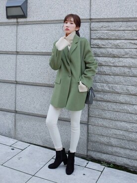 「coordinate」｜「アイテム（その他アウター）」を使った、ディーホリックさん（レディース・165cm）の秋コーディネート