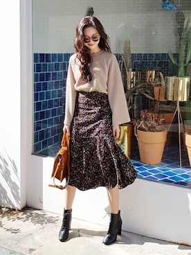 ディーホリックさん（レディース・165cm）の秋コーディネート