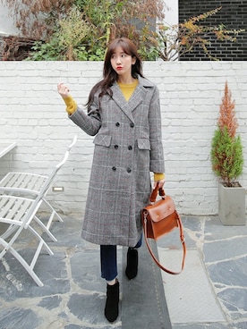 「coordinate」｜「アイテム（その他アウター）」を使った、ディーホリックさん（レディース・165cm）の秋コーディネート