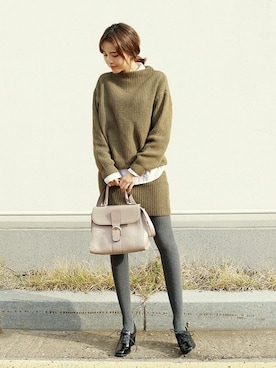 「ニットアップ」｜ディーホリックさん（レディース・163cm）の秋コーディネート
