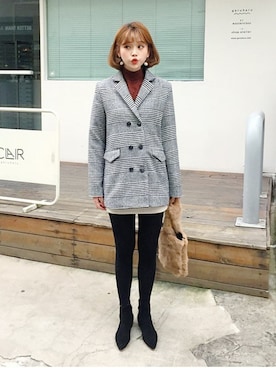 「DHOLIC（ディーホリック）のアイテム（ブーツ）」を使った、ディーホリックさん（レディース・165cm）の秋コーディネート