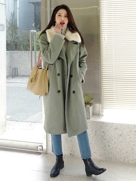 「coordinate」｜「アイテム（その他アウター）」を使った、ディーホリックさん（レディース・165cm）の秋コーディネート
