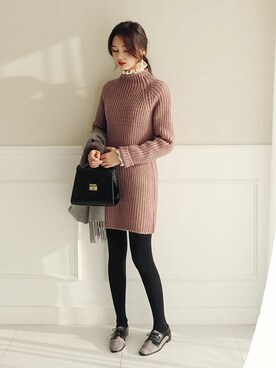 ディーホリックさん（レディース・163cm）の冬コーディネート