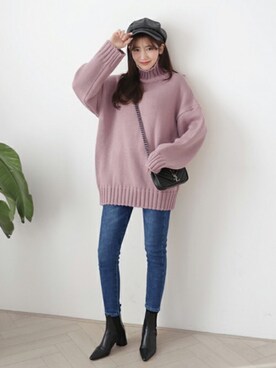 ディーホリックさん（レディース・165cm）の冬コーディネート