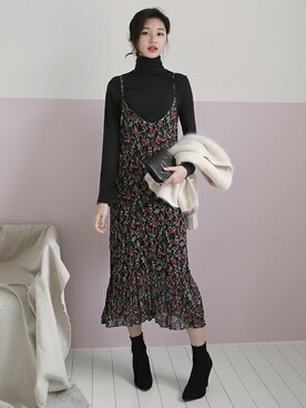 ディーホリックさん（レディース・165cm）の冬コーディネート