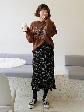 ディーホリックさん（レディース・165cm）の冬コーディネート