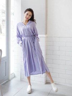 「DHOLIC（ディーホリック）のアイテム（ワンピース/ドレス）」を使った、ディーホリックさん（レディース・166cm）の春コーディネート