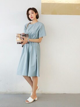 「DHOLIC（ディーホリック）のアイテム（その他）」を使った、ディーホリックさん（レディース・163cm）の春コーディネート