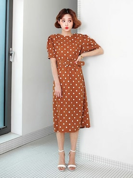 「アイテム（Tシャツ/カットソー、その他）」を使った、ディーホリックさん（レディース・165cm）の春コーディネート