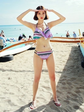 「アイテム（水着）」を使った、ディーホリックさん（レディース・165cm）の夏コーディネート