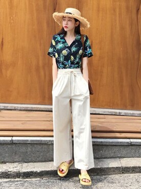 ディーホリックさん（レディース・165cm）の夏コーディネート