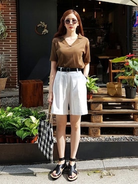 ディーホリックさん（レディース・165cm）の夏コーディネート