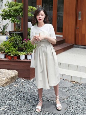 「coordinate」｜ディーホリックさん（レディース・165cm）の夏コーディネート