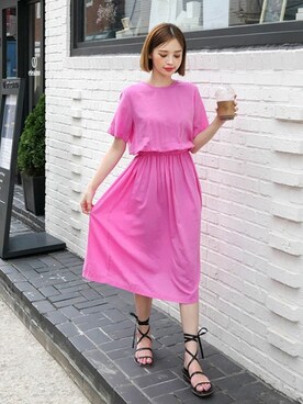 ディーホリックさん（レディース・165cm）の夏コーディネート