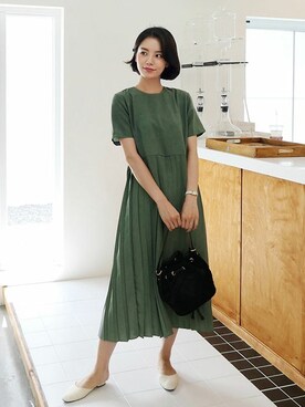 Dholic ディーホリック の ロングプリーツワンピース ワンピース Wear