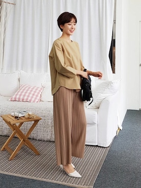 「ナチュラルスタイル」｜「アイテム（その他）」を使った、ディーホリックさん（レディース・163cm）の夏コーディネート