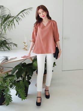 「トレンド」｜ディーホリックさん（レディース・165cm）の夏コーディネート