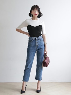 「DHOLIC（ディーホリック）のアイテム（アクセサリー）」を使った、ディーホリックさん（レディース・165cm）の秋コーディネート