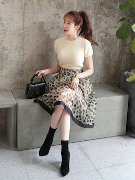 「DHOLIC（ディーホリック）のアイテム（アクセサリー）」を使った、ディーホリックさん（レディース・165cm）の秋コーディネート