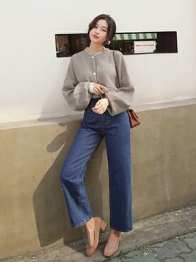 「DHOLIC（ディーホリック）のアイテム（ピアス（両耳用））」を使った、ディーホリックさん（レディース・165cm）の秋コーディネート