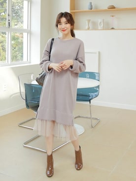 ディーホリックさん（レディース・165cm）の秋コーディネート