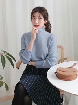 「DHOLIC（ディーホリック）のアイテム（アクセサリー）」を使った、ディーホリックさん（レディース・165cm）の秋コーディネート