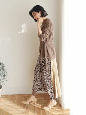 「DHOLIC（ディーホリック）のアイテム（その他）」を使った、ディーホリックさん（レディース・163cm）の秋コーディネート