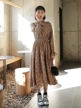 ディーホリックさん（レディース・165cm）の冬コーディネート