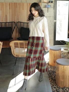 ディーホリックさん(レディース・165cm)の冬コーディネート