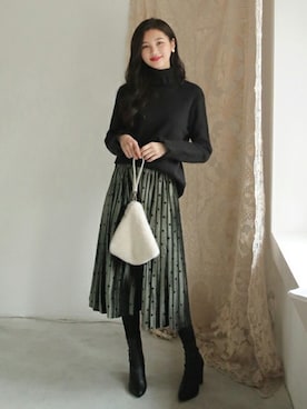 「トレンド」｜ディーホリックさん（レディース・165cm）の冬コーディネート