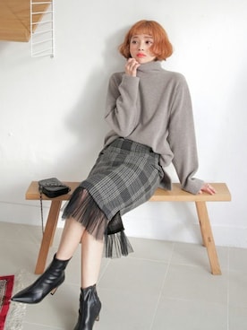 ディーホリックさん（レディース・165cm）の冬コーディネート