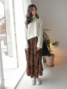 ディーホリックさん（レディース・163cm）の冬コーディネート