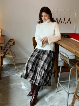 「coordinate」｜ディーホリックさん（レディース・165cm）の冬コーディネート